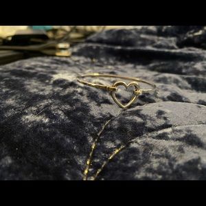 James Avery open heart bangle